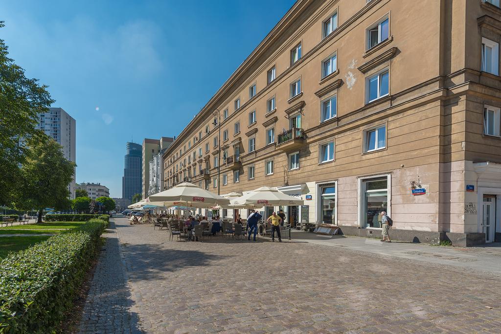 Plac Bankowy Serviced Apartments วอร์ซอ ภายนอก รูปภาพ
