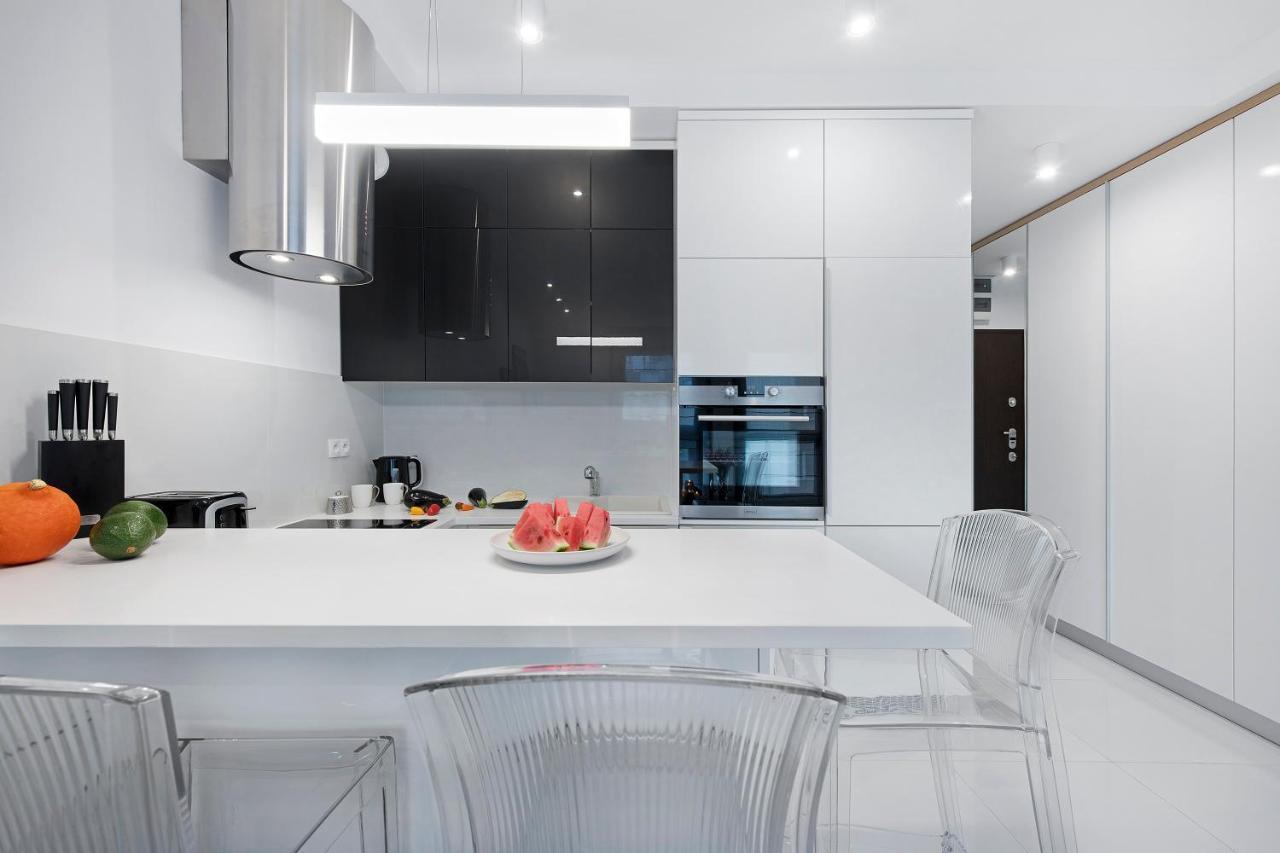 Plac Bankowy Serviced Apartments วอร์ซอ ภายนอก รูปภาพ